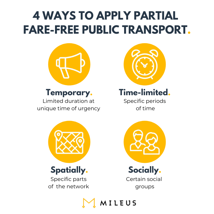 4 types of fare-free public transportation